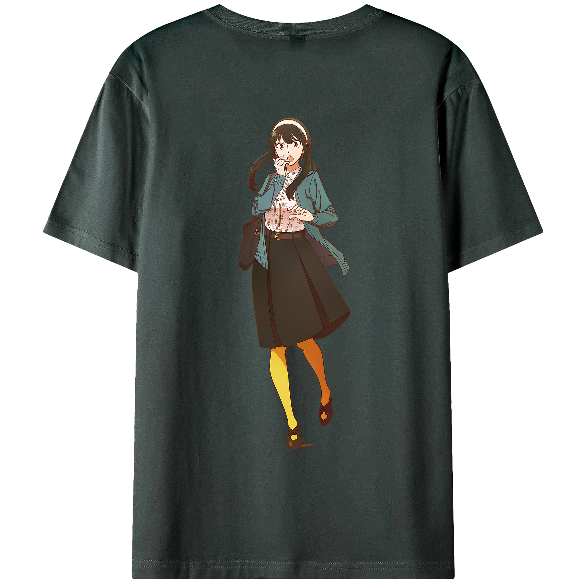 （画像用） SPY×FAMILY间谍家家酒 綿100％ メンズ半袖Tシャツ（バックプリント） 通気性